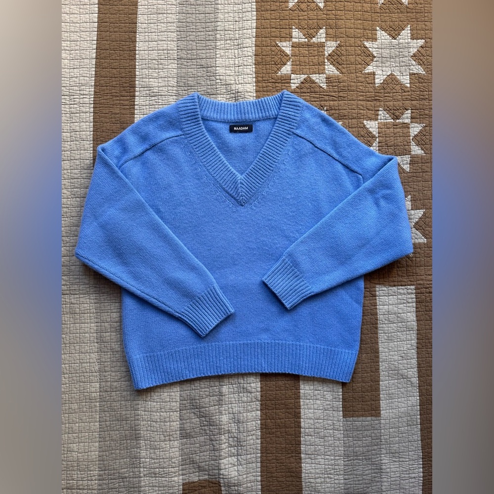 Naadam Super Luxe Cashmere V-Neck Sweater